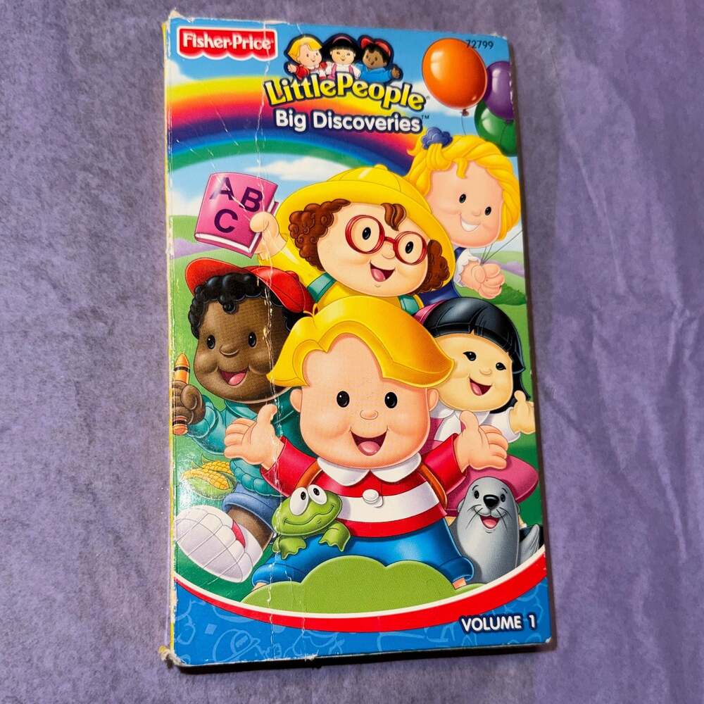 Fisher-Price Little People Big Discoveries Volume 1 VHS Tape